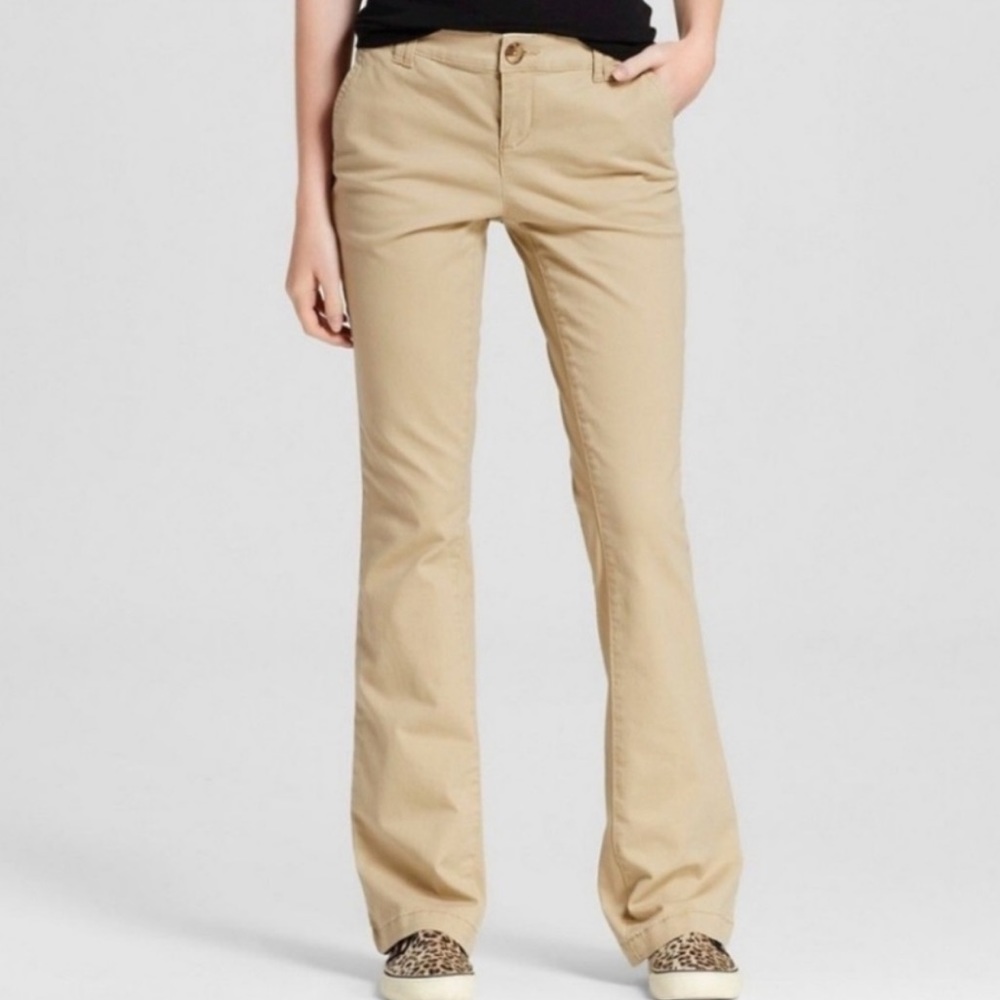 Mossimo bootcut khaki pants